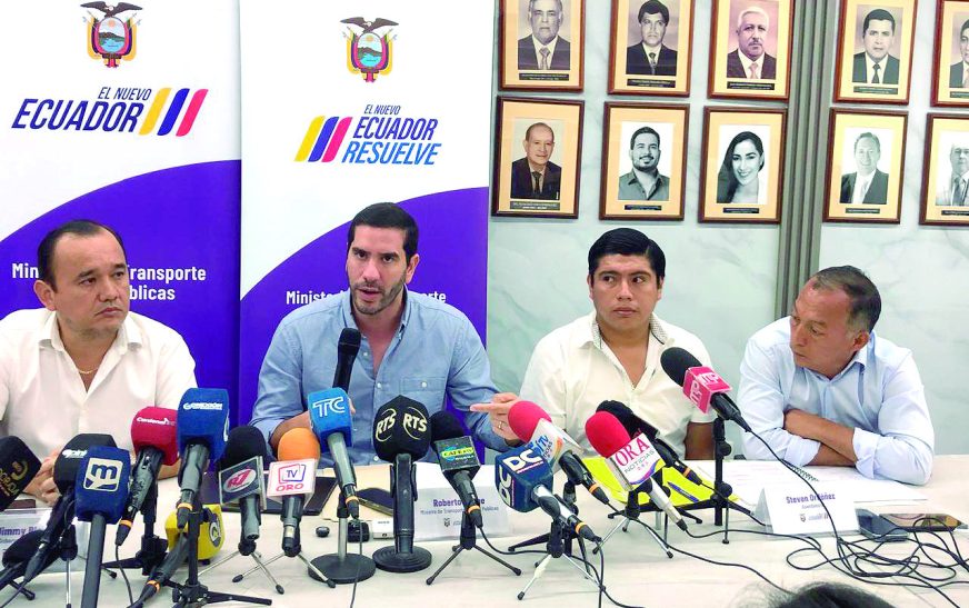 El Gobierno toma control de la concesión Río Siete –&nbsp;Huaquillas